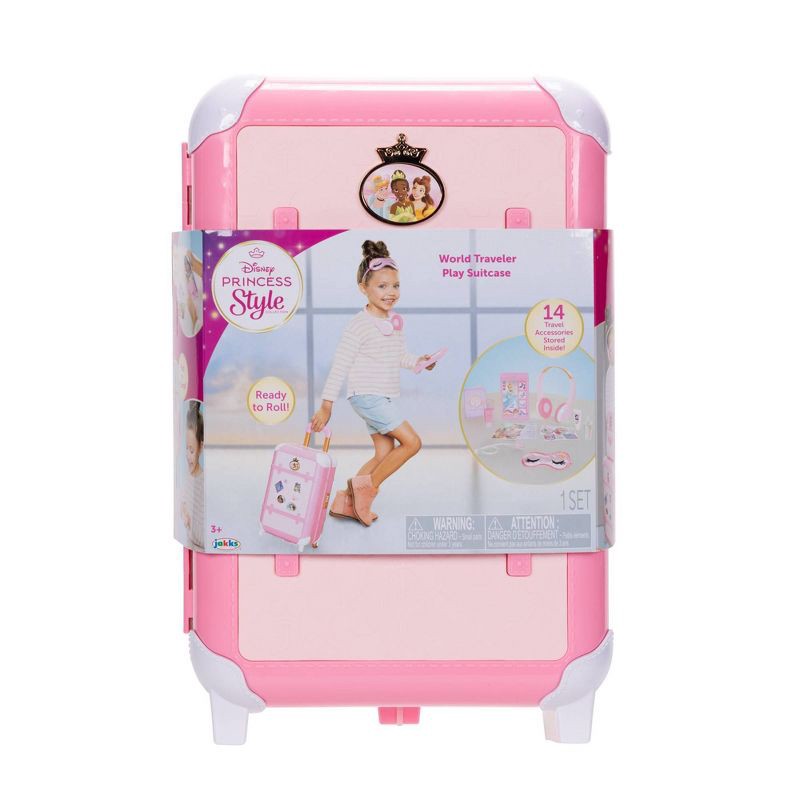 slide 8 of 10, Disney Princess Style Collection Deluxe Suitcase, 1 ct