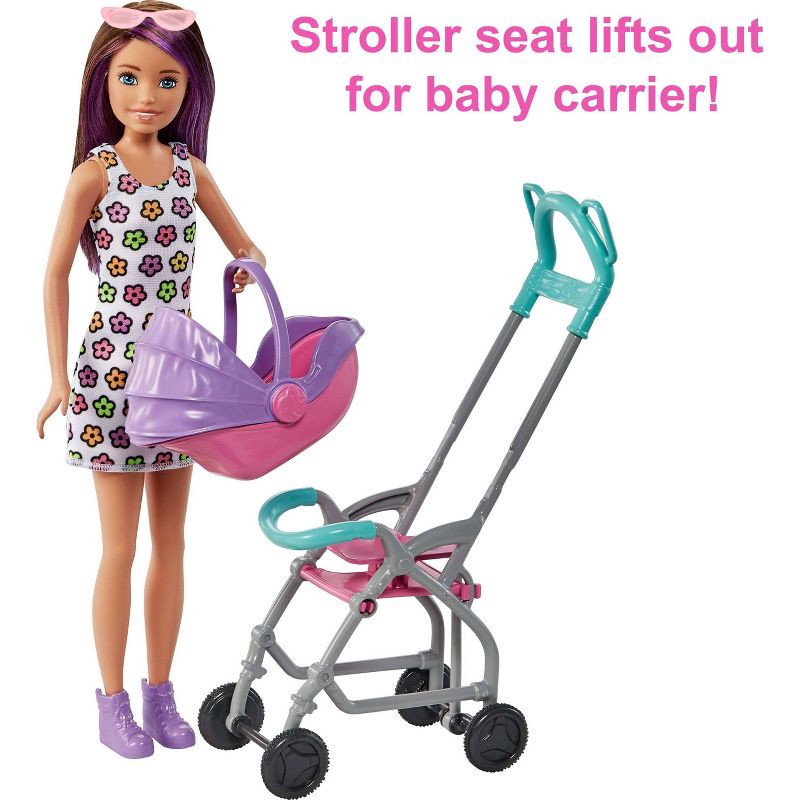 slide 4 of 6, Barbie Skipper Babysitters Inc. Playset - Straight Brunette Hair, 1 ct