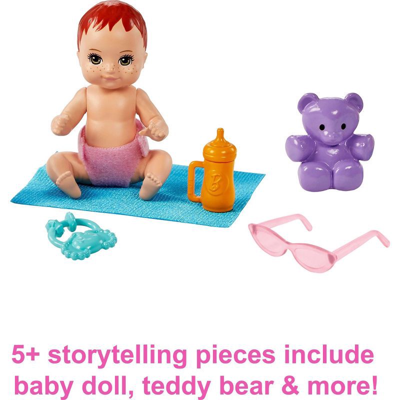 slide 5 of 6, Barbie Skipper Babysitters Inc. Playset - Straight Brunette Hair, 1 ct