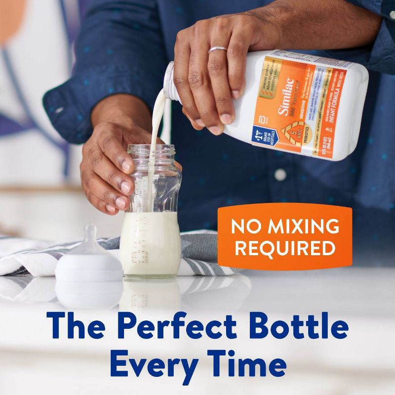 slide 7 of 15, Similac 360 Total Care Sensitive Non-GMO Ready to Feed Infant Formula - 32 fl oz, 32 fl oz