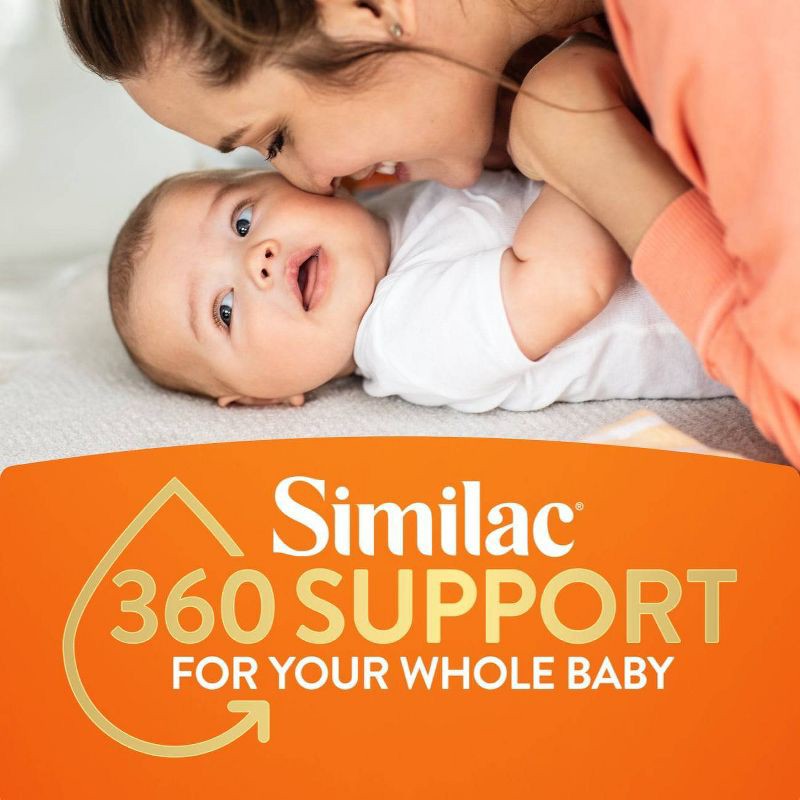 slide 6 of 15, Similac 360 Total Care Sensitive Non-GMO Ready to Feed Infant Formula Bottles - 8 fl oz Each/6ct, 6 ct; 8 fl oz