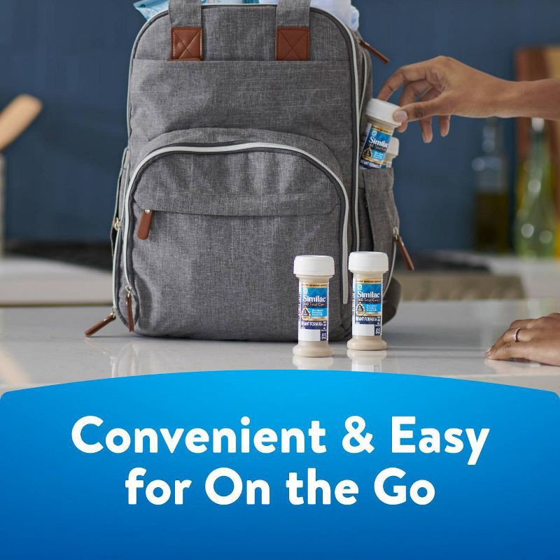 slide 11 of 14, Similac 360 Total Care Non-GMO Ready to Feed Infant Formula Bottles - 2 fl oz Each/12ct, 2 fl oz, 12 ct