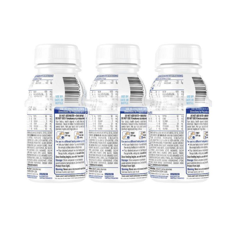 slide 2 of 13, Similac 360 Total Care Non-GMO Ready to Feed Infant Formula Bottles - 8 fl oz Each/6ct, 6 ct; 8 fl oz