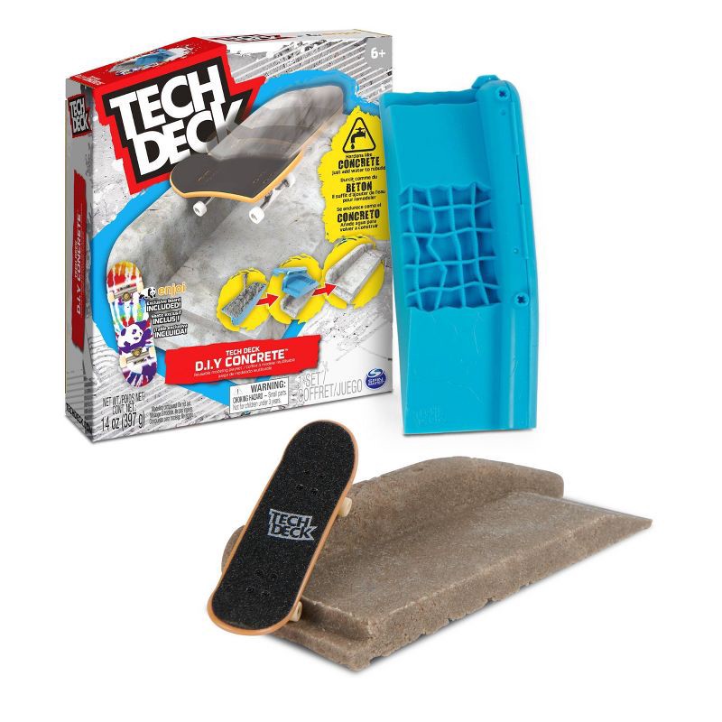 slide 1 of 11, Tech Deck D.I.Y Concrete Reusable Modeling Playset, 1 ct