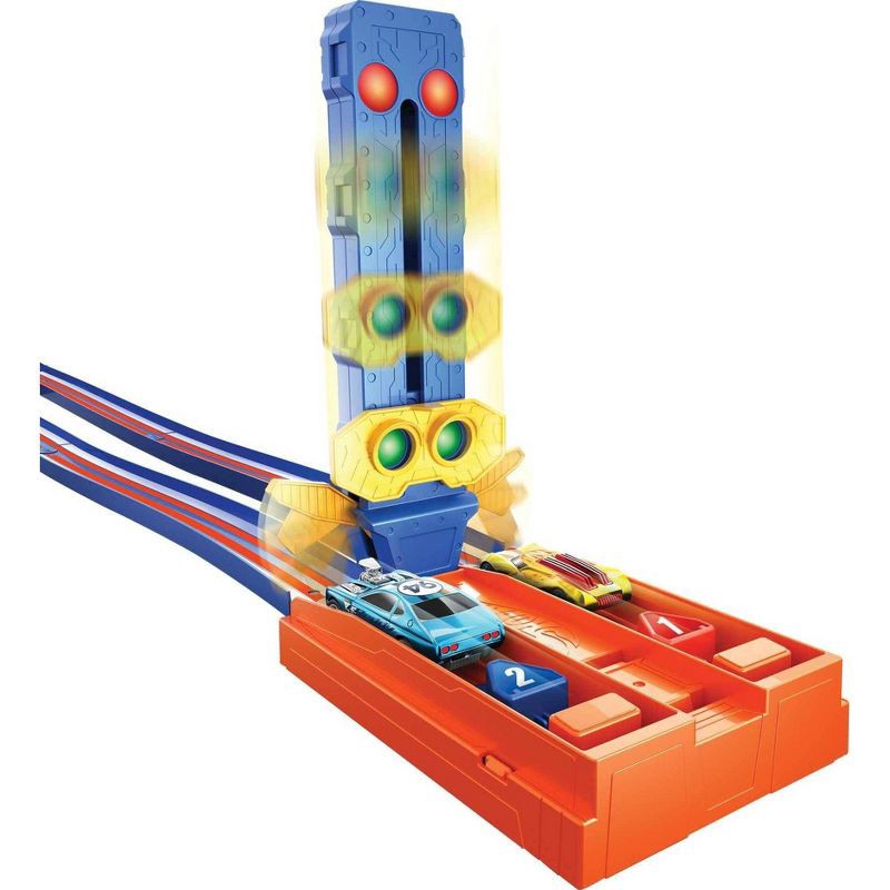 slide 7 of 13, Hot Wheels Ultra Hots Wild Drive Drag Race Trackset, 1 ct