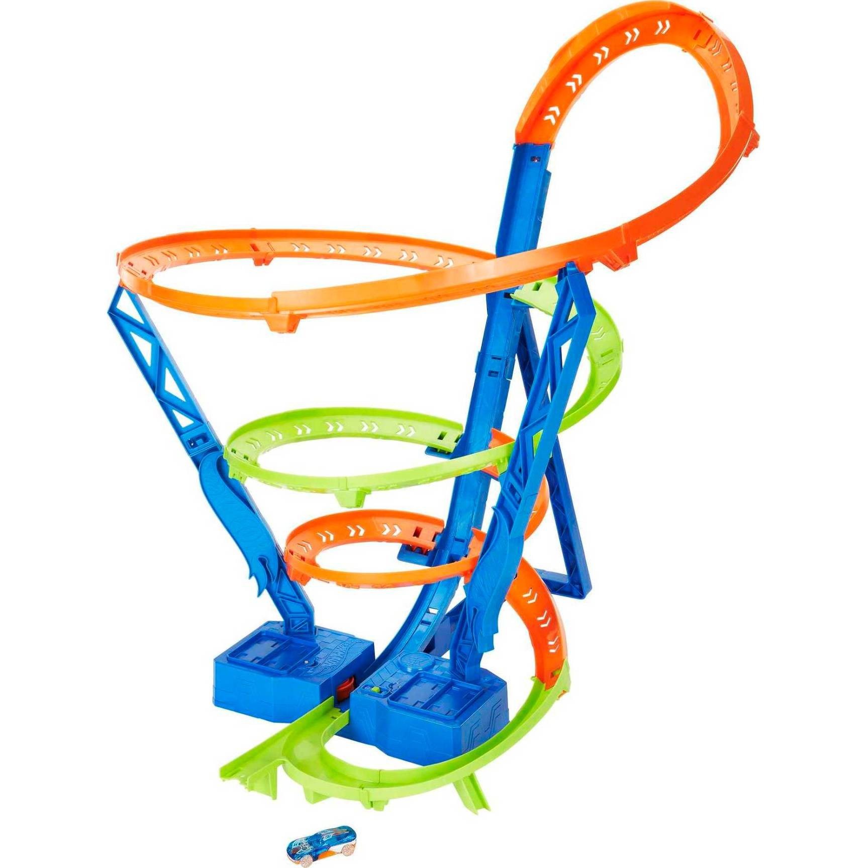 slide 1 of 6, Hot Wheels Action Spiral Speed Crash, 1 ct