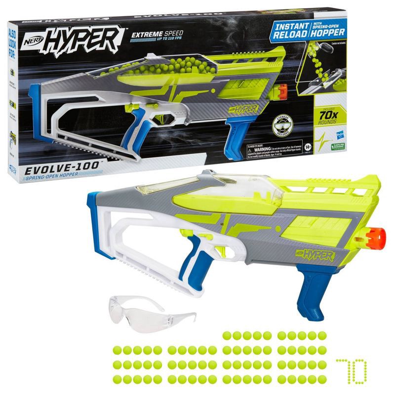 slide 4 of 8, NERF Hyper Evolve, 1 ct