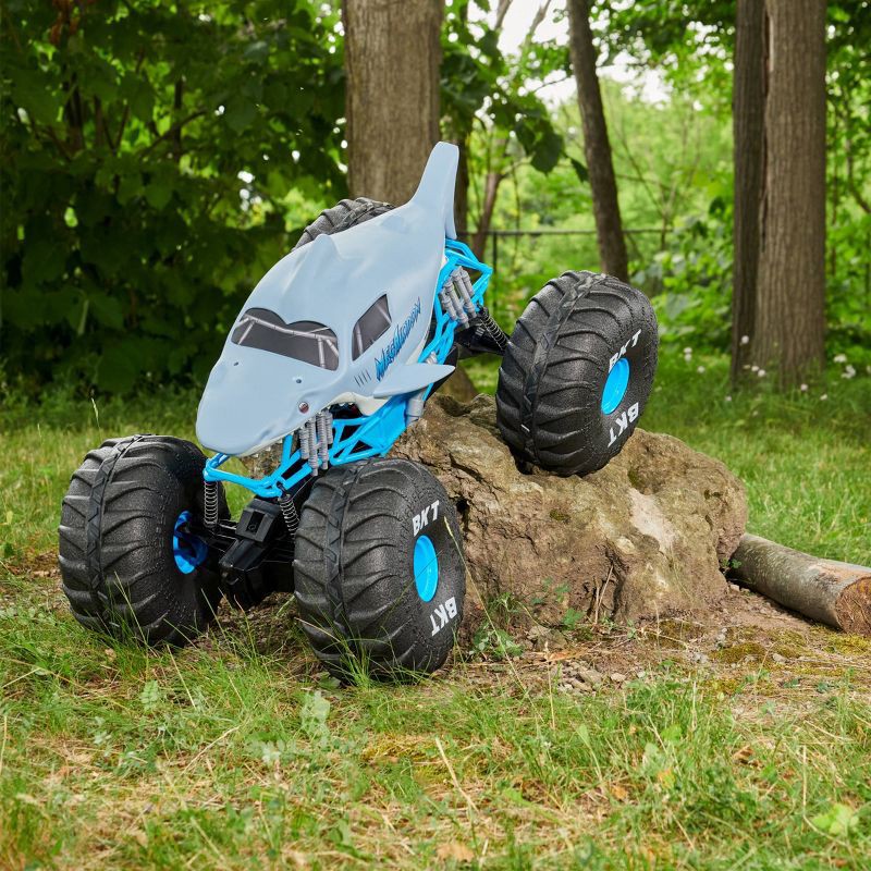 slide 6 of 9, Monster Jam Official Mega Megalodon All-Terrain Remote Control Monster Truck with Lights - 1:6 Scale, 1 ct