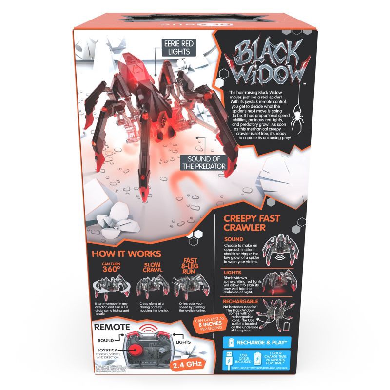 slide 7 of 9, HEXBUG Black Widow, 1 ct