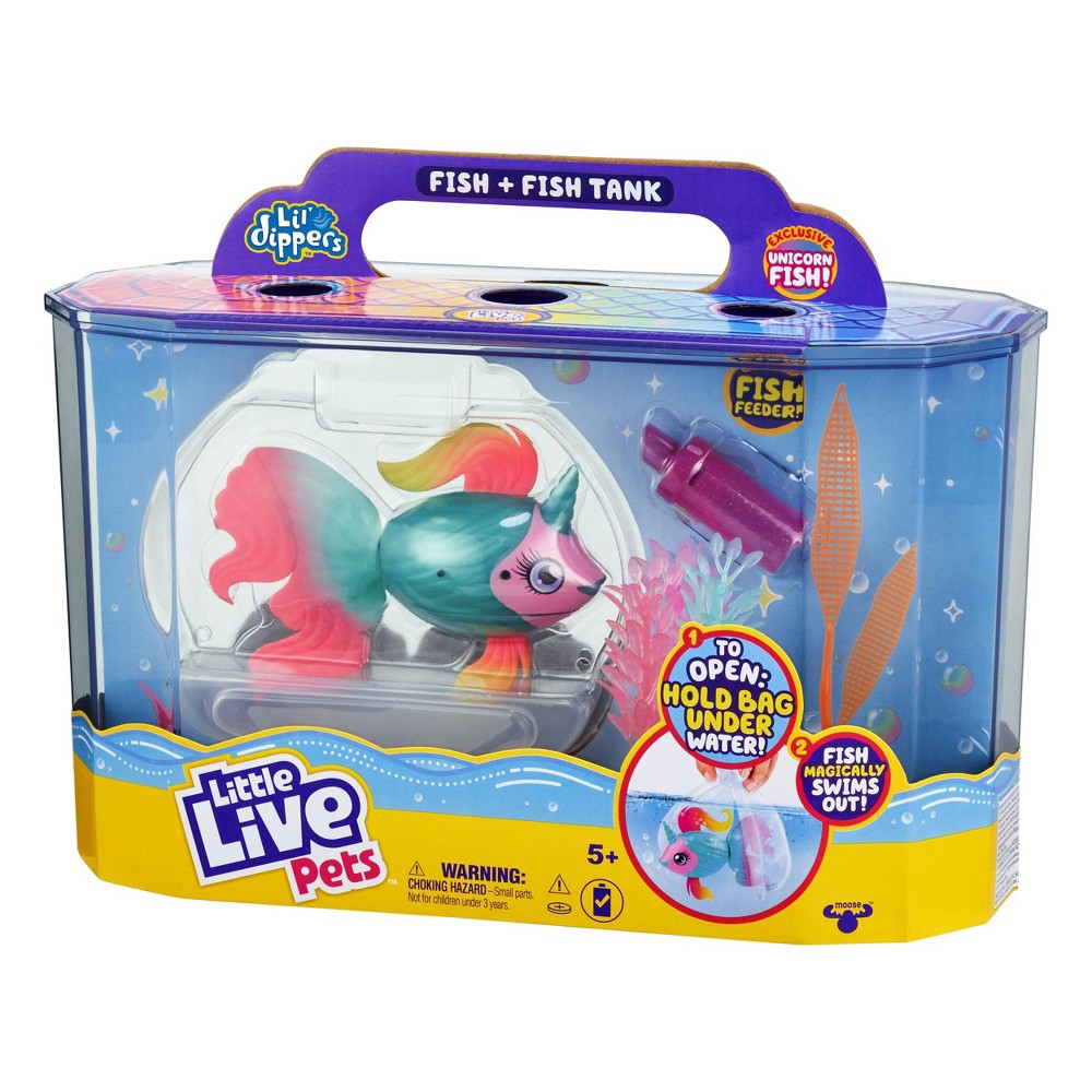 Little Live Pets - Lil' Dippers Fish and Tank - Fantasea 1 ct | Shipt