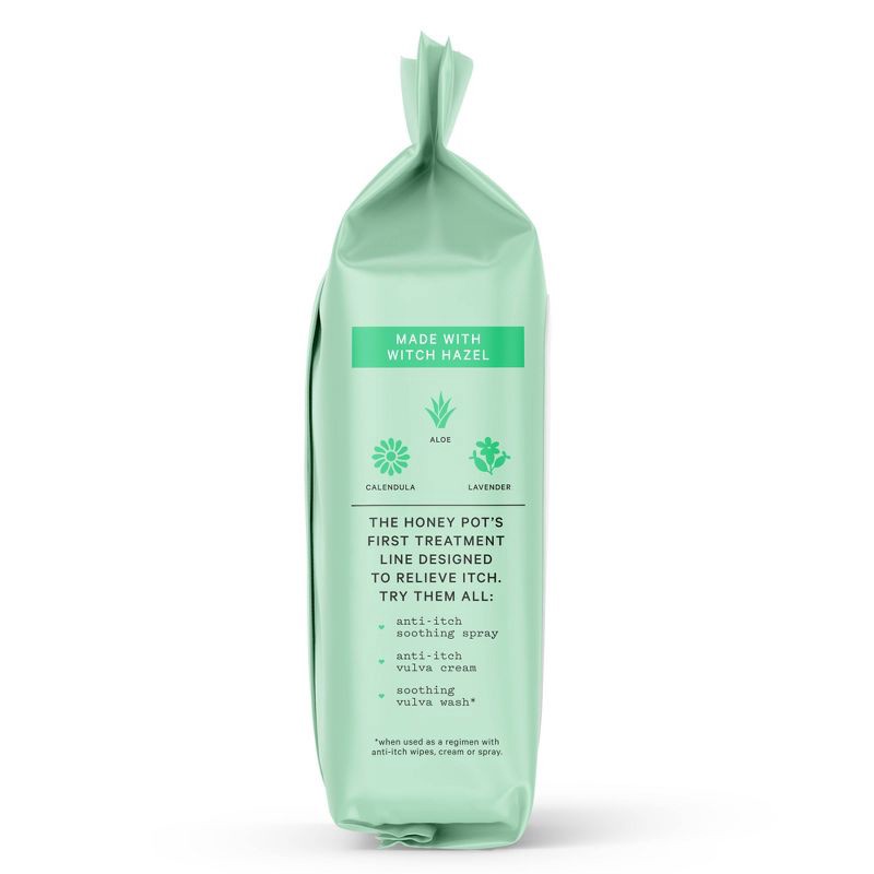 slide 8 of 8, The Honey Pot Company, Anti-Itch Soothing Wipes with 1% Pramoxine Hydrochloride - 30ct, 30 ct