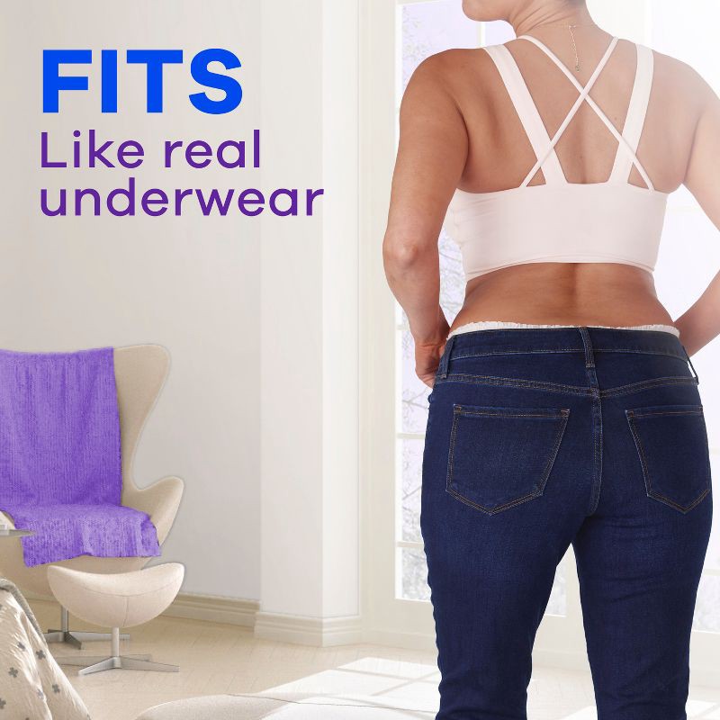 slide 7 of 13, Always Discreet Adult Postpartum Incontinence Underwear for Women - Maximum Protection - Large - 38ct, 38 ct