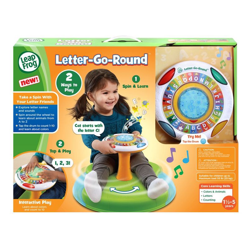 slide 9 of 9, LeapFrog Letter-Go-Round, 1 ct