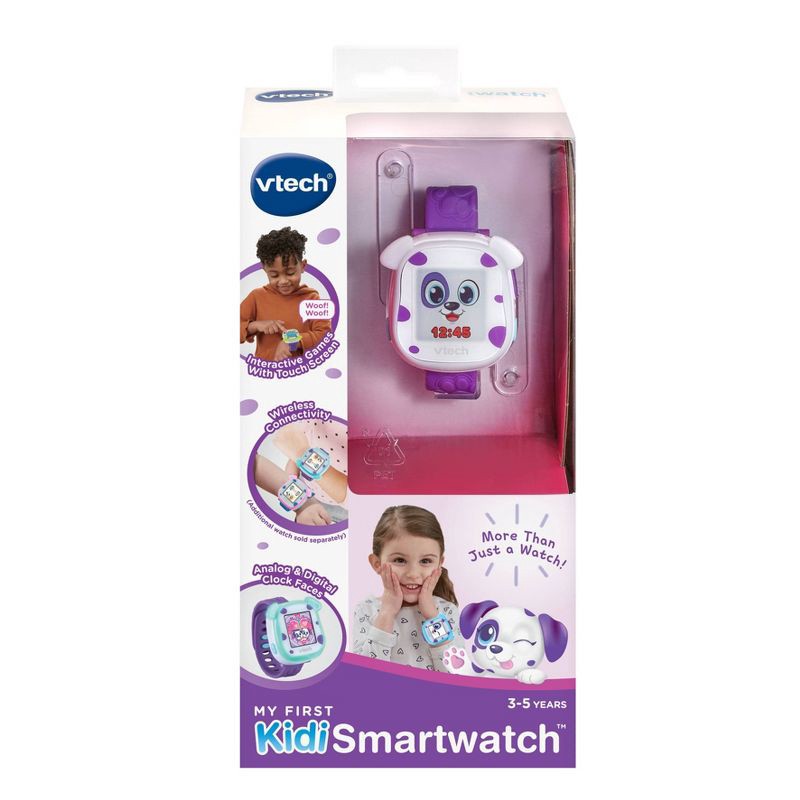 slide 12 of 12, VTech My First Kidi Smartwatch - Purple, 1 ct