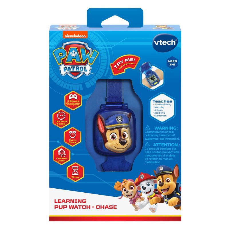 slide 5 of 13, VTech PAW Patrol Learning Pup Watch - Chase, 1 ct