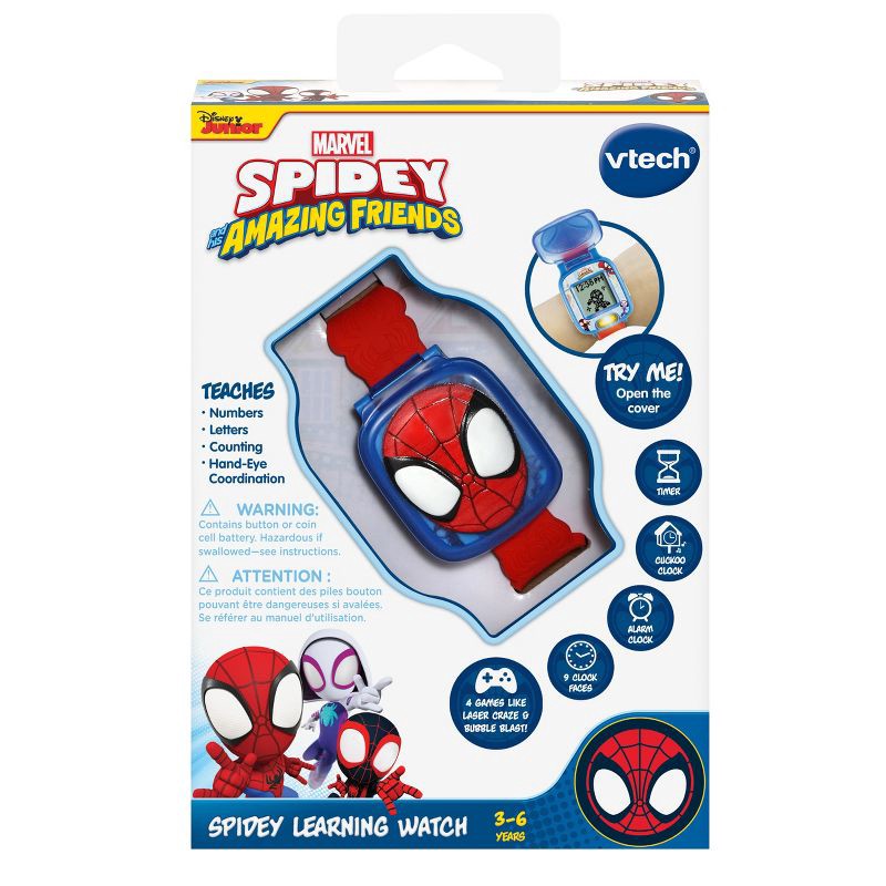 slide 6 of 6, VTech Spidey and His Amazing Friends Spidey Learning Watch, 1 ct