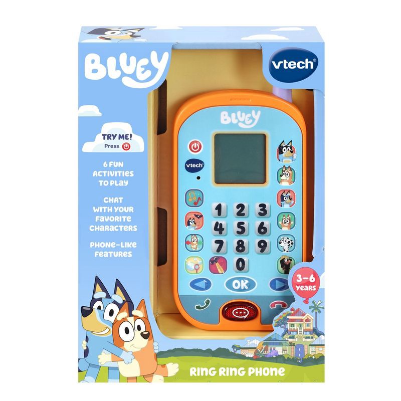 slide 10 of 10, VTech Bluey Ring Ring Phone, 1 ct