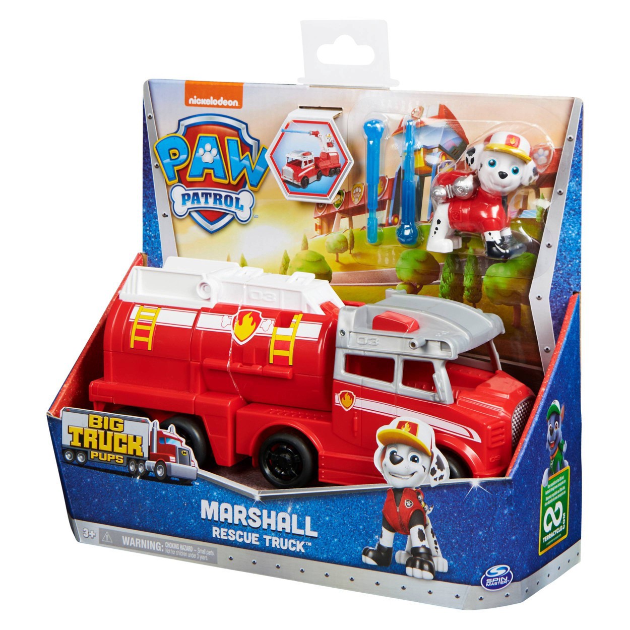 slide 10 of 10, PAW Patrol Big Truck Pups Marshall Transforming Rescue Truck, 1 ct