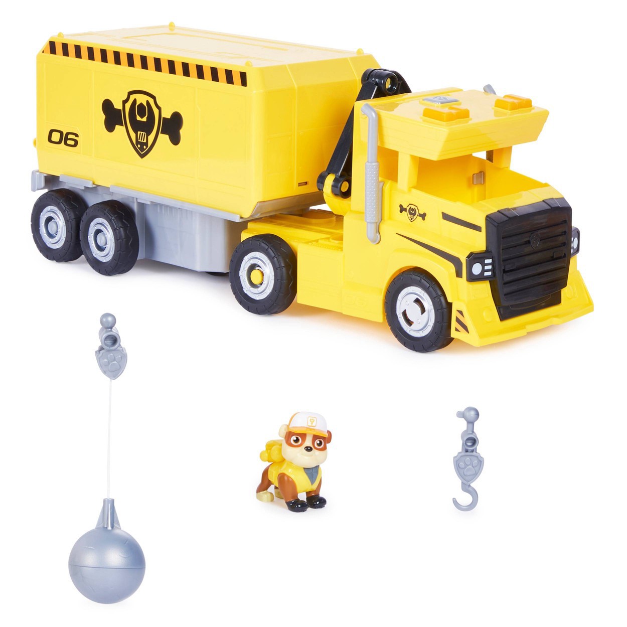 slide 1 of 11, PAW Patrol Big Truck Pups 2-in-1 Rubble Transforming X-Treme Truck, 1 ct