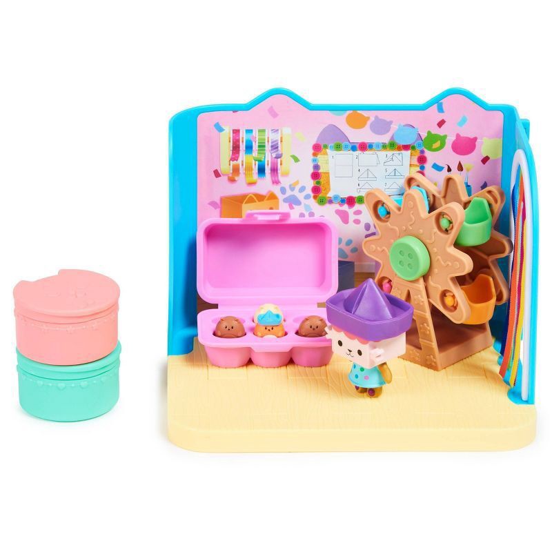 slide 2 of 8, Gabby's Dollhouse Baby Box Cat Craft-A-Riffic Room with Exclusive Figure, 1 ct