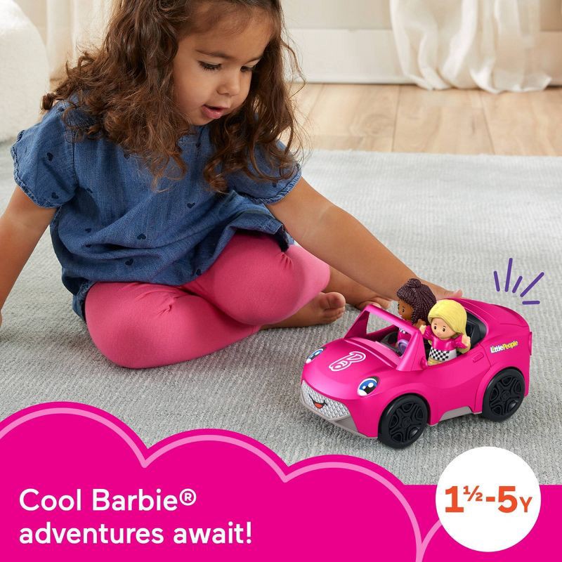 slide 2 of 6, Fisher-Price Little People Barbie Convertible Vehicle, 1 ct