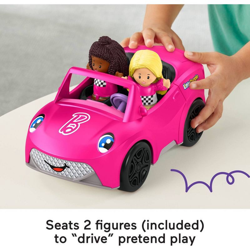 slide 4 of 6, Fisher-Price Little People Barbie Convertible Vehicle, 1 ct