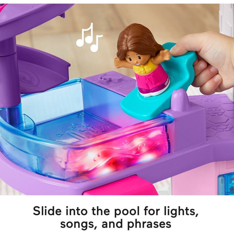 slide 4 of 6, Fisher-Price Little People Barbie Little Dreamhouse Interactive Playset, 1 ct