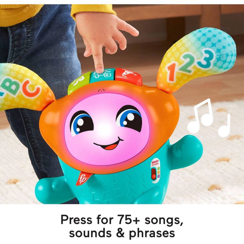 slide 3 of 6, Fisher-Price DJ Bouncin' Beats Interactive Musical Learning Toy, 1 ct