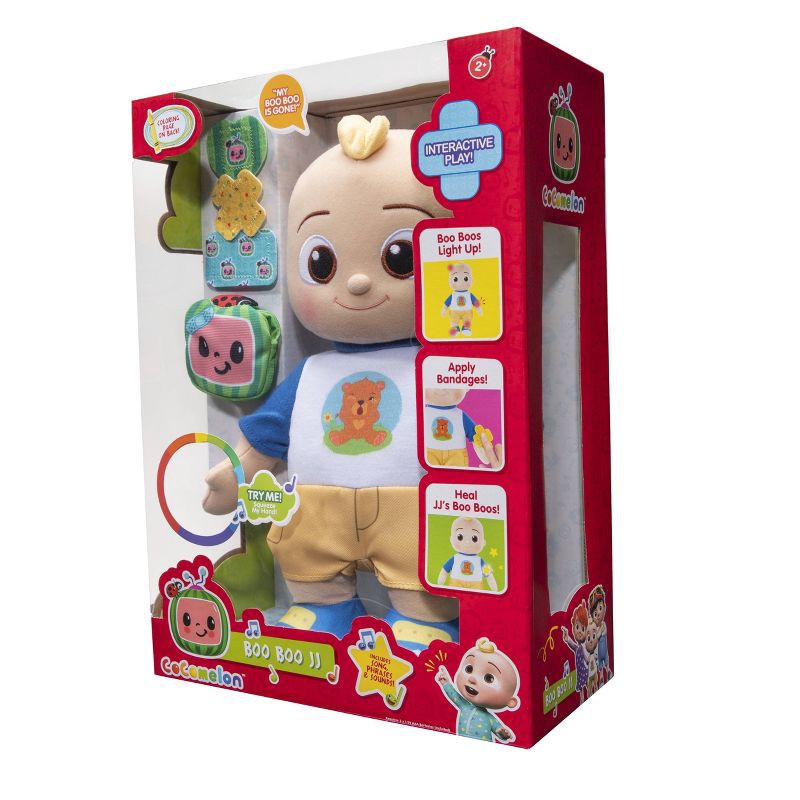 slide 10 of 11, CoComelon Boo Boo JJ 12" Interactive Light-up Plush, 1 ct