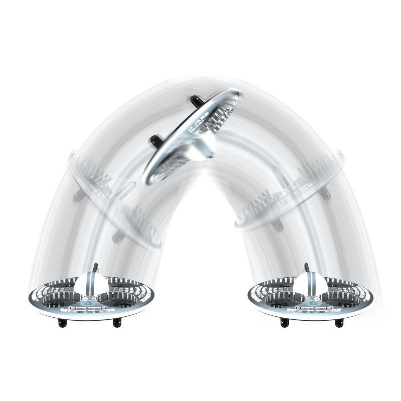 slide 4 of 5, FAO Schwarz Glow Drone LED Stunt UFO: Remote Control Rechargeable Beginner Starter With 150m Range, 1 ct