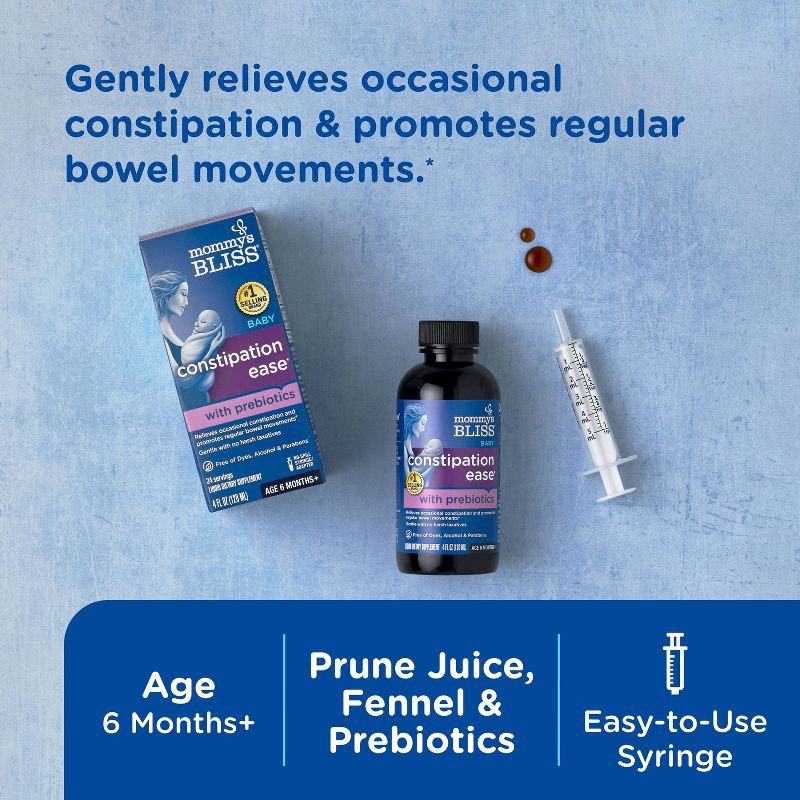 slide 3 of 9, Mommy's Bliss Baby Constipation Ease Solution - 4 fl oz, 4 fl oz