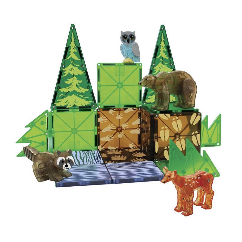 slide 5 of 5, MAGNA-TILES Forest Animals, 1 ct