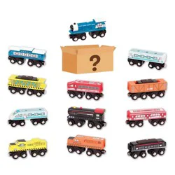 B. toys Wooden Toy Train - 1 of 12 SURPRISE! - Wood & Wheels
