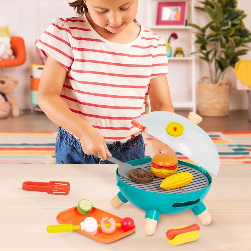 Mini Chef - BBQ Grill Playset, Toy Grill & Play Food