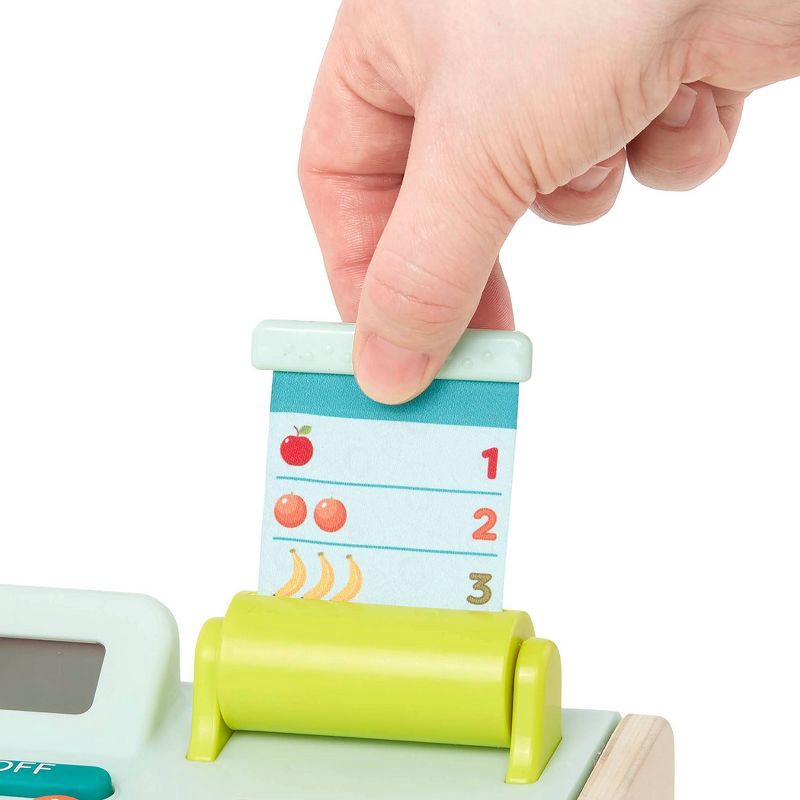 slide 11 of 11, B. toys Toy Cash Register - Mini Cashier Playset, 1 ct