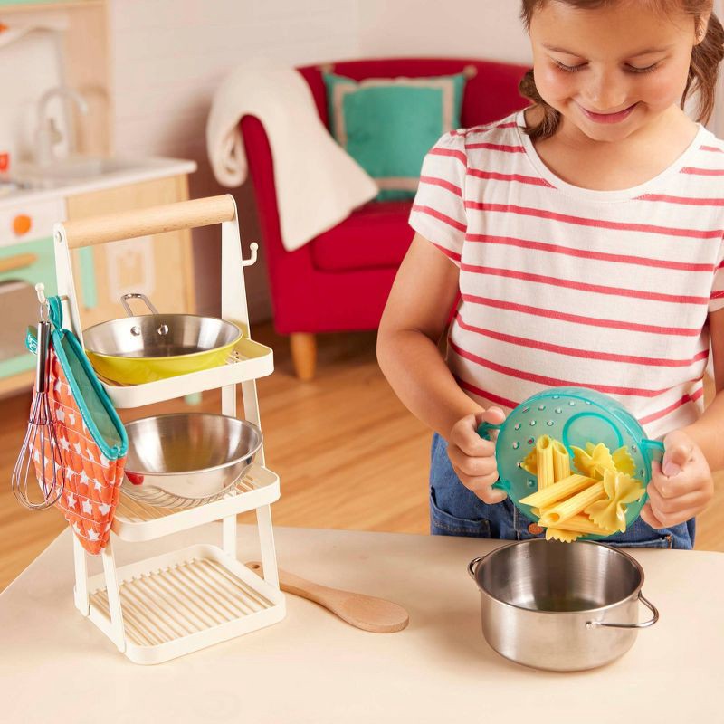 Mini Chef Kitchen Set, Toy Cooking Accessories