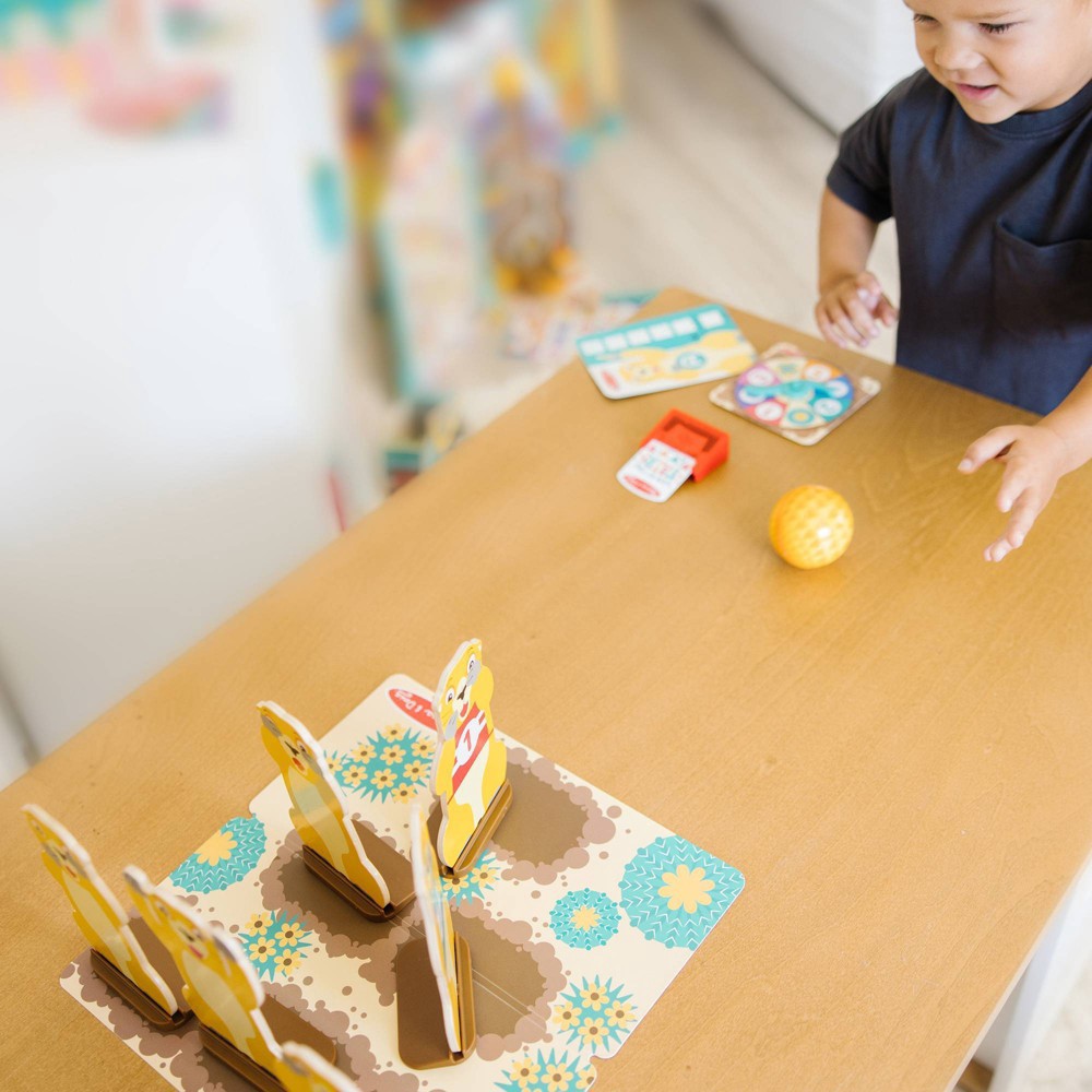 slide 2 of 9, Melissa & Doug Fun at the Fair! Wooden Armadillo Roll & Bowl Prairie Dog Bowling Game, 1 ct