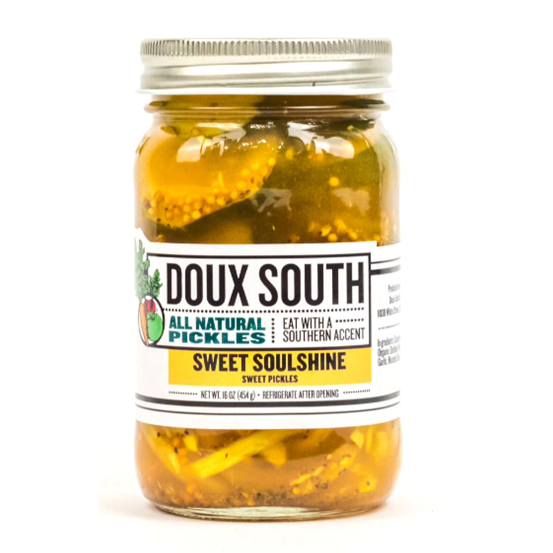 slide 1 of 1, Doux South Soulshine Cukes, 16 oz