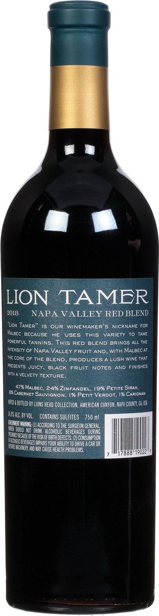 slide 2 of 11, Lion Tamer Napa Valley Red Blend 750 ml, 750 ml