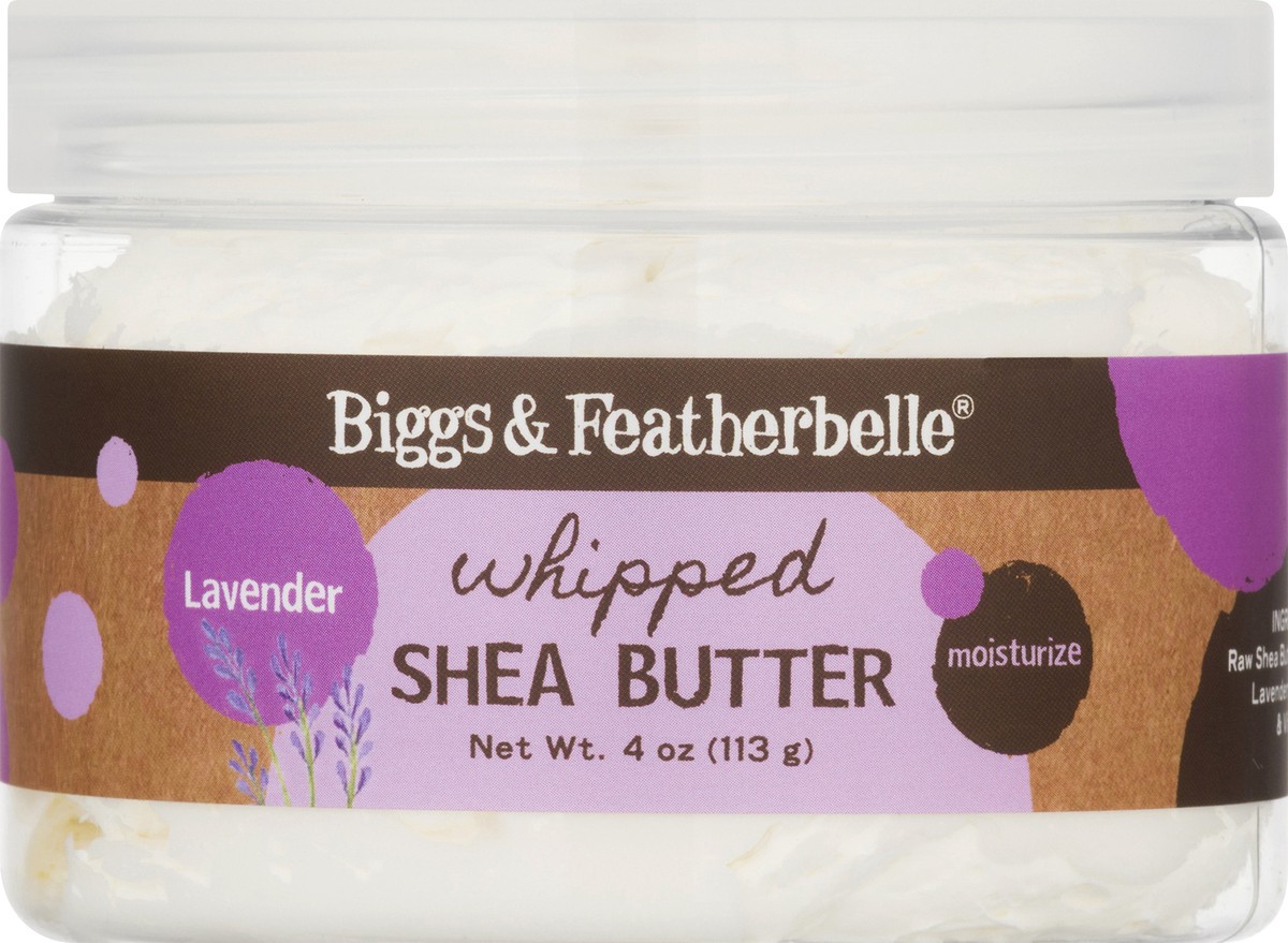 slide 1 of 10, Biggs & Featherbelle Whipped Shea Butter Lavender Moisturizer 4 oz, 4 oz