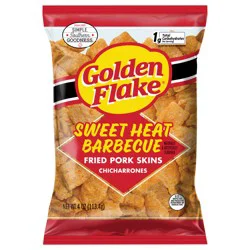 Golden Flake 4 oz Golden Flake Sweet Heat Pork Rind