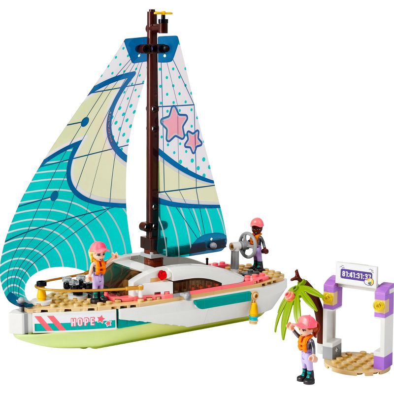 slide 4 of 6, LEGO Friends Stephanie Sailing Adventure Boat Toy 41716, 1 ct