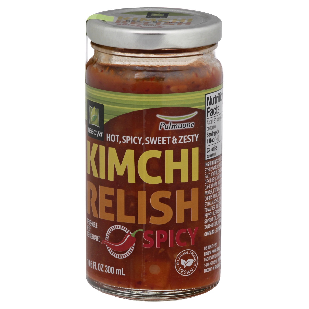 slide 9 of 9, Nasoya Kimchi Spicy Relish, 10.6 oz