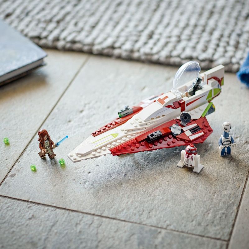 slide 6 of 6, LEGO Star Wars Obi-Wan Kenobi Jedi Starfighter 75333 Building Toy Set, 1 ct