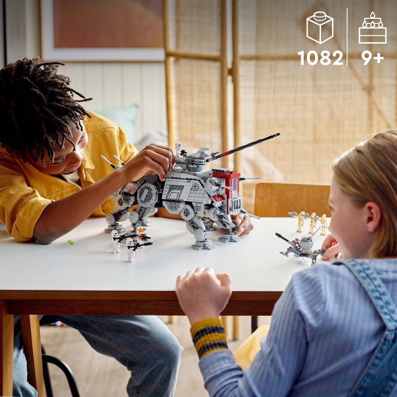 slide 2 of 6, LEGO Star Wars AT-TE Walker Set with Droid Figures 75337, 1 ct