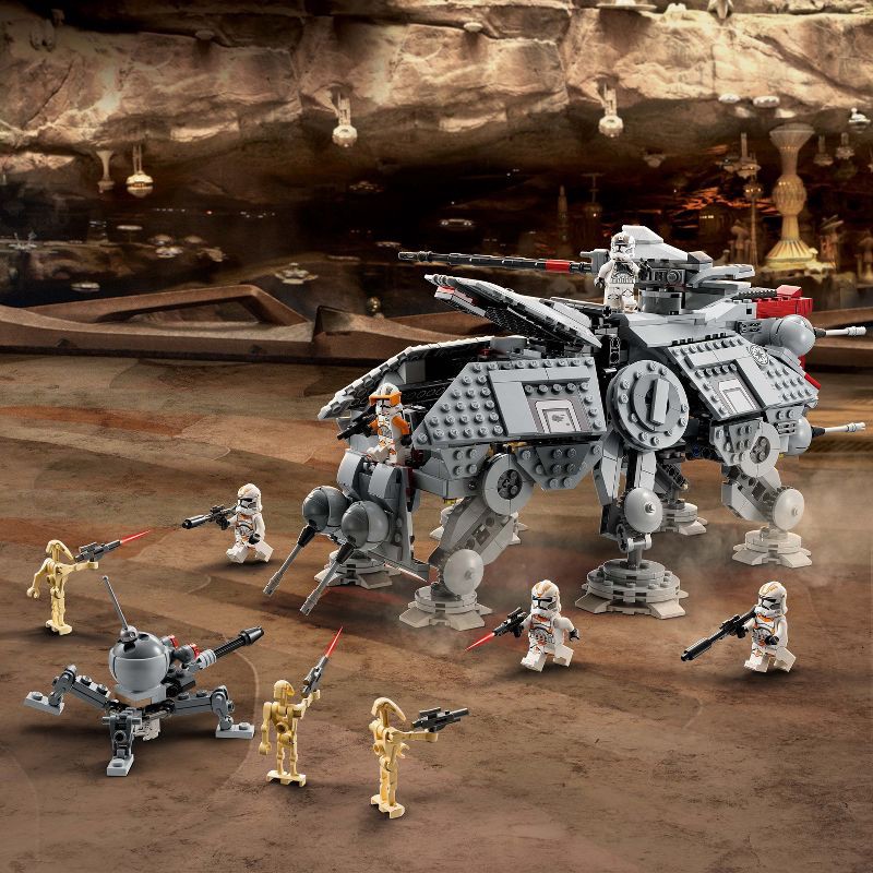 slide 3 of 6, LEGO Star Wars AT-TE Walker Set with Droid Figures 75337, 1 ct