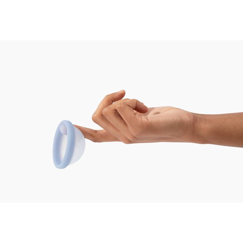 slide 2 of 5, Saalt Reusable Menstrual Disc - Coastal Blue - Regular, 1 ct