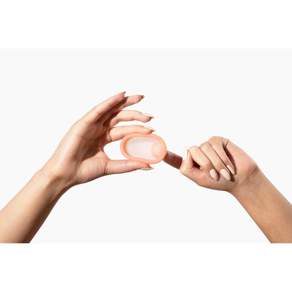 slide 5 of 5, Saalt Reusable Menstrual Disc - Sunset Coral - Small, 1 ct