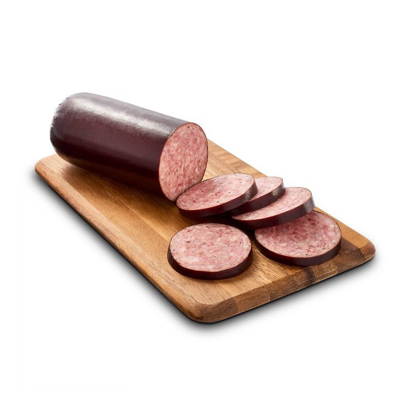 slide 3 of 3, Beef & Pork Summer Sausage - 16oz - Market Pantry™, 16 oz