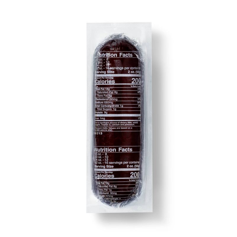 slide 3 of 3, Beef Summer Sausage - 16oz - Market Pantry™, 16 oz